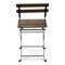 Atlas Commercial Products French Bistro Slatted Cafe Folding Chair BISTRO48CHAIR - alternate 3